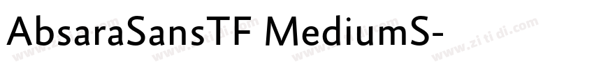 AbsaraSansTF MediumS字体转换 AbsaraSansTF MediumS字体转换